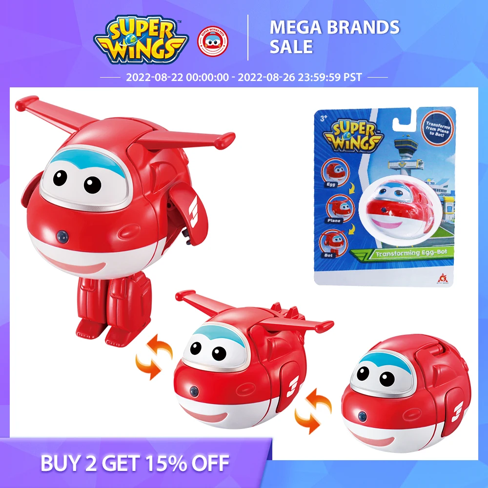 Super Wings Transforming Egg Jett Dizzy Donnie Catapult Mini Planes Deformation Airplane Robot Eggs Action Figures Kids Toy Gift