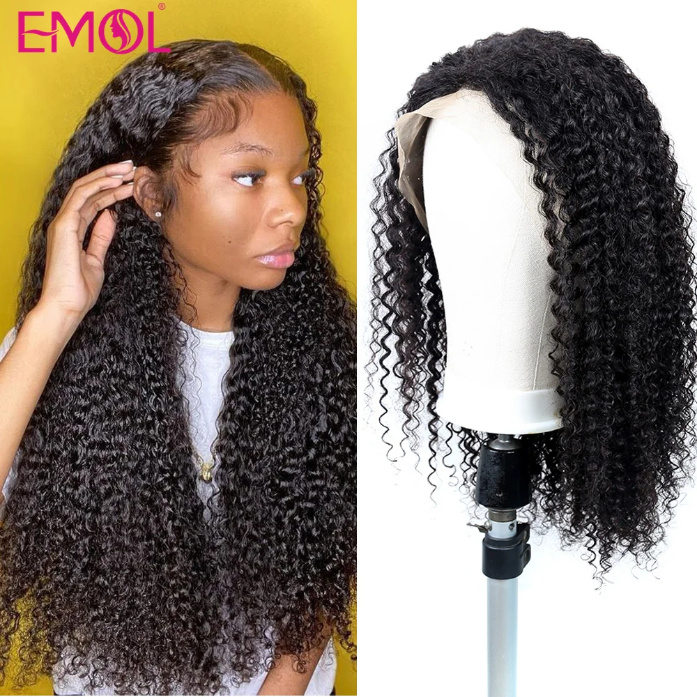 Kink Curly Lace Frontal Wig 8