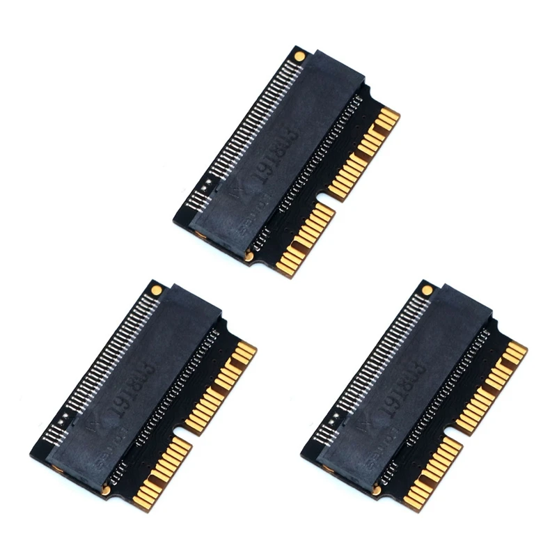 

3X M.2 NGFF AHCI Nvme SSD преобразователь адаптер 12 + 16pin для 2013-2017 M.2 NVME SSD преобразователь адаптер