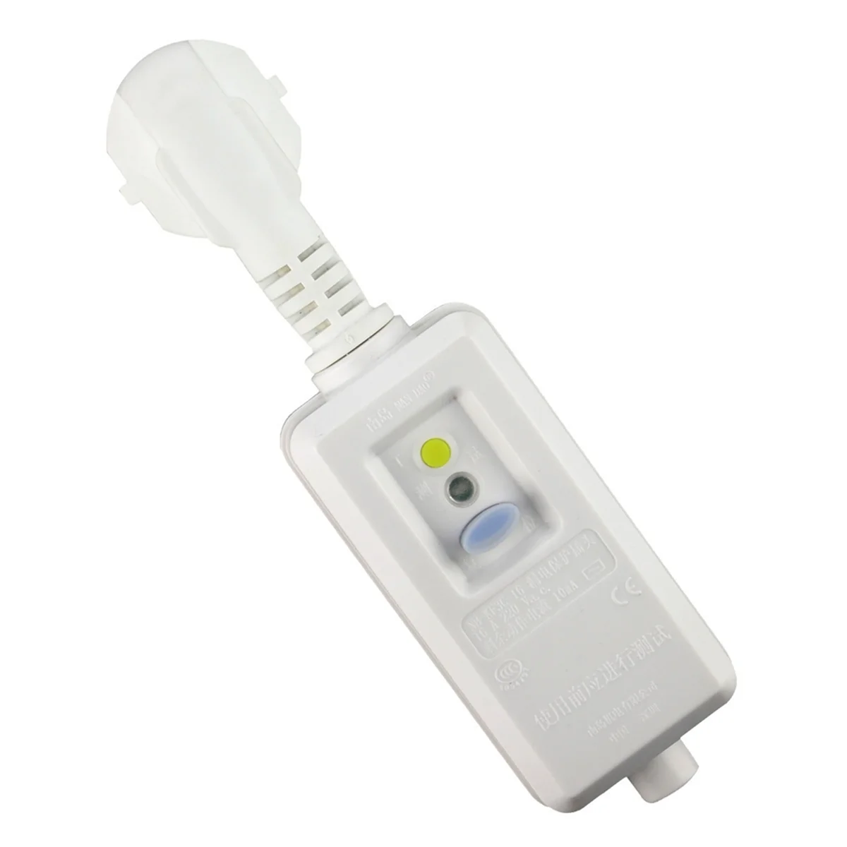 Фото НОВЫЙ 16A 220V 240V EU Plug GFCI Безопасность RCD Защита от утечки Адаптер розетки Домашний автоматический выключатель Выключатель мощности отключения №1