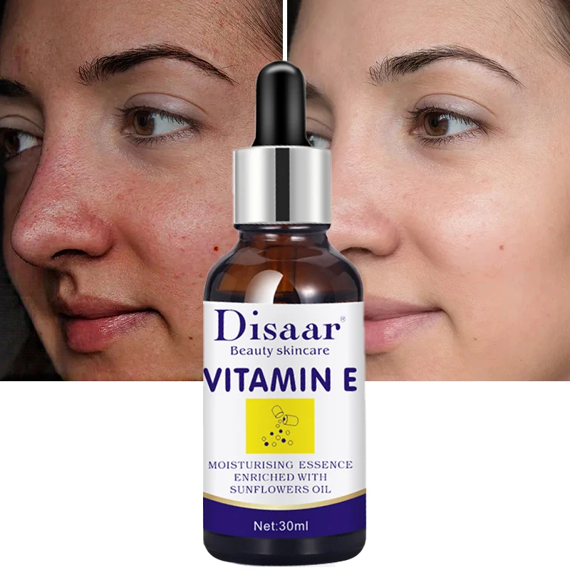 

30ml Vitamin E Face Essence Lifting Firming Brightening Skin Pore Shrinking Anti Aging Face Serum Deep Moisturizing Skin Care