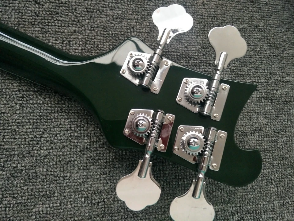 Зеленая бас-гитара Rickenback 4003 Fireglo прозрачная 4-струнная Ricken бесплатная доставка