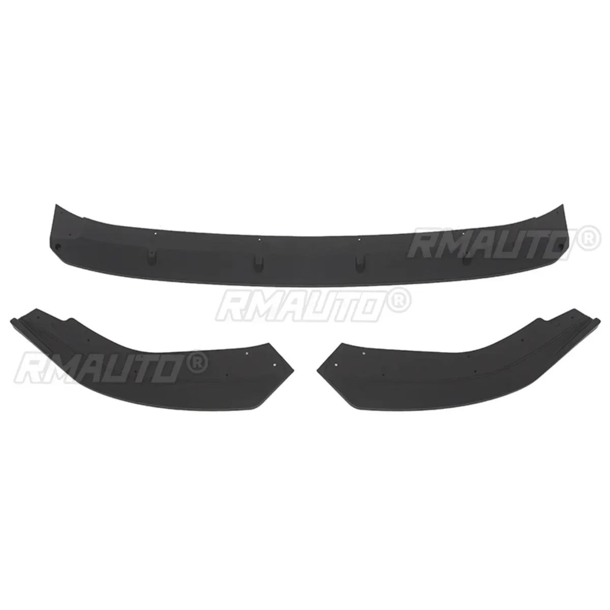 Для VW Golf MK8 Pro GTI R-Line 2021-2024 комплект кузова спойлер переднего бампера вид из