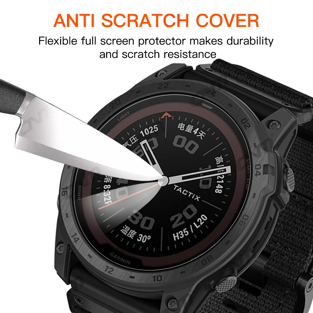 Гидрогелевая пленка для Garmin Fenix 7 7X 7S 6 6X 6S Pro Solar 5 5S Epic Full Screen Protector - купить по