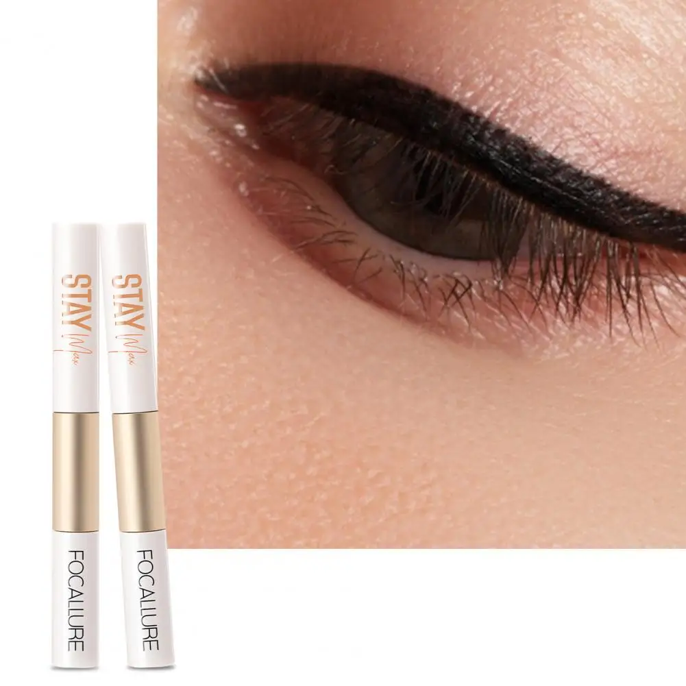 

Тушь для ресниц и жидкая подводка для глаз 2 в 1 Длинная Густая водостойкая не размазывающаяся ресница для наращивания макияж для глаз Тушь д...