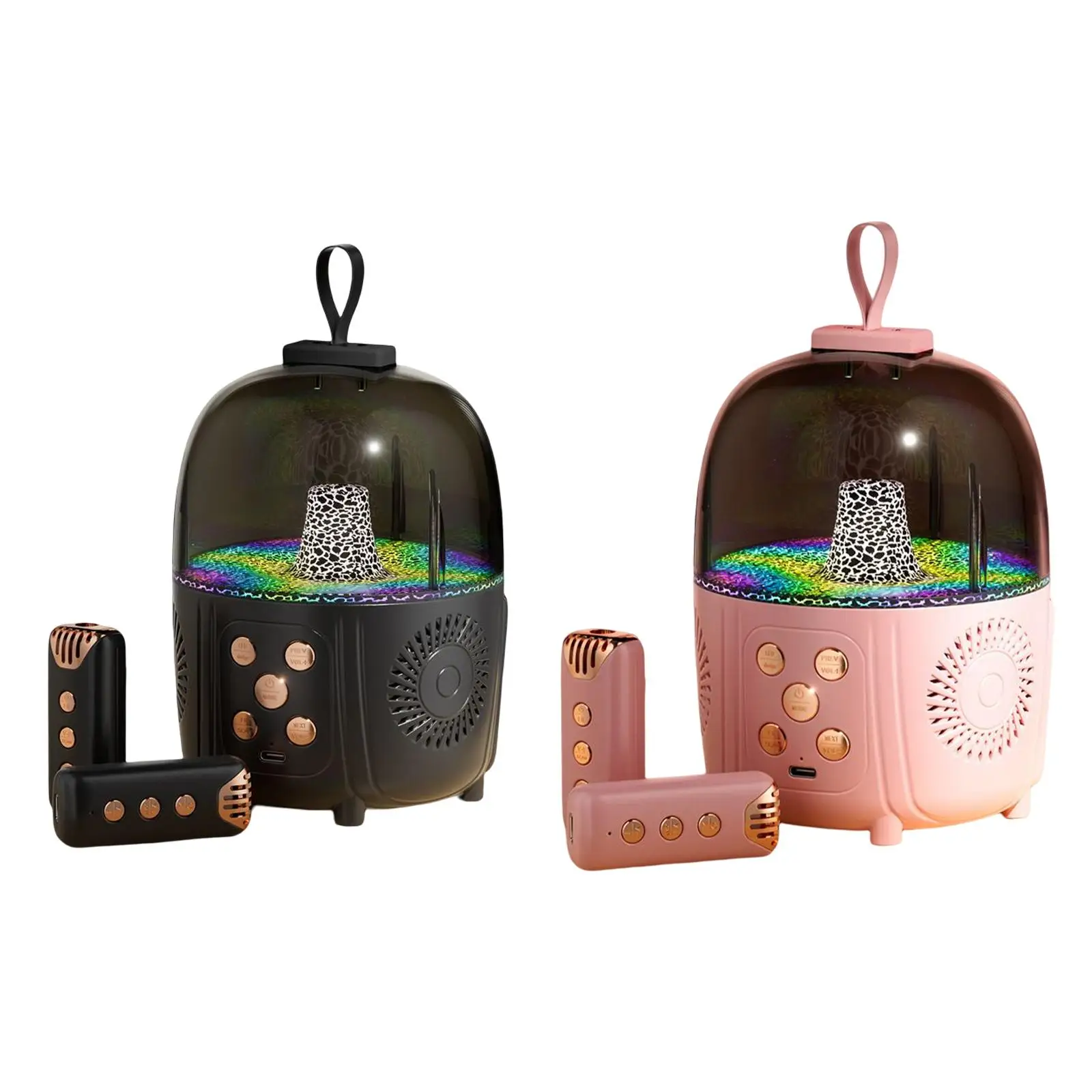 

Bluetooth-Колонка портативная с 2 микрофонами и эффектом RGB