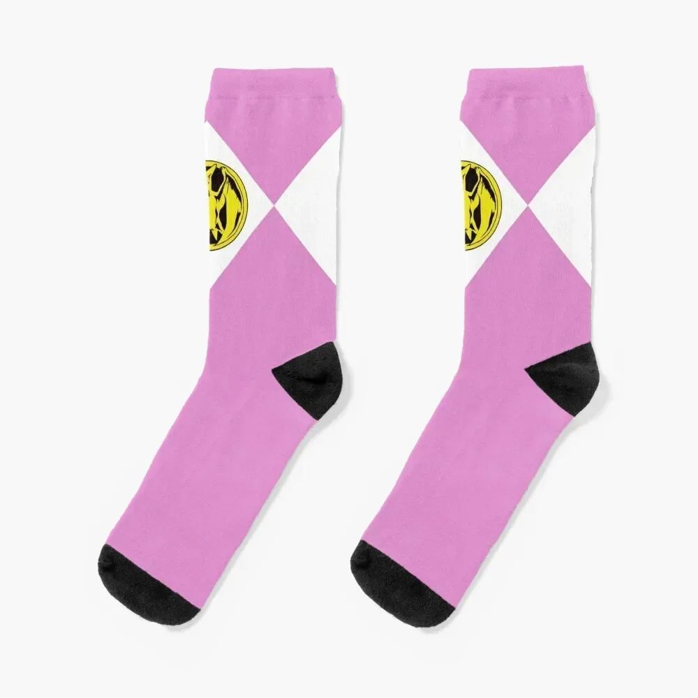 MMPR Pink Ranger With Coin Socks футбольные противоскользящие дизайнерские незаменимые