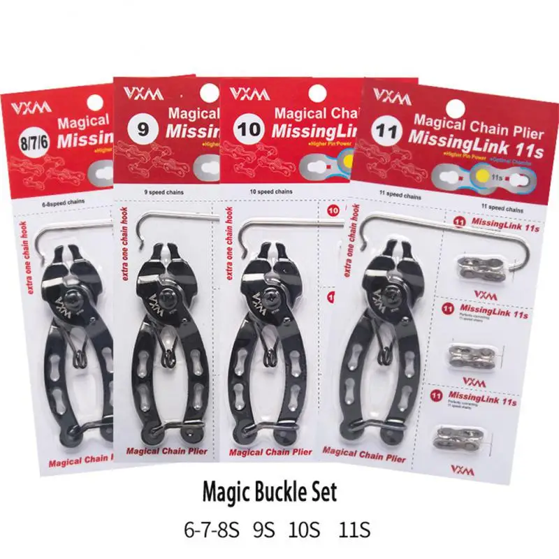 

Bike Chain Quick Link Tool MTB Road Cycling Chain Clamp Multi Link Plier Buckle Tool Kit For 6S/7S/8S/9S/10S/11S Speed Bicycle