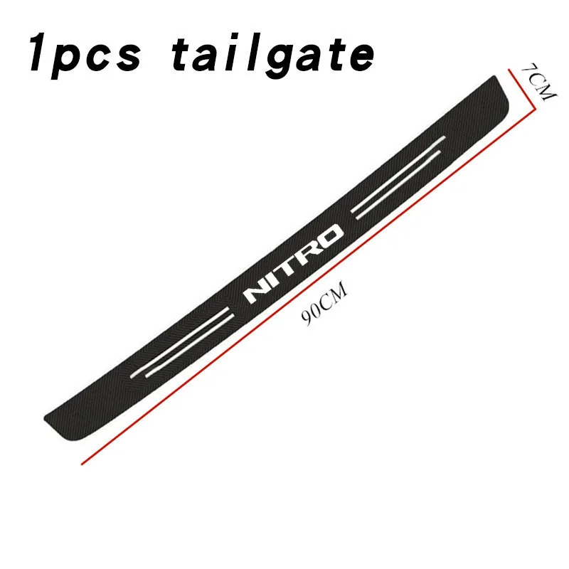 

Защитная накладка на порог, чехол для педали, защита от брызг и царапин, защитная полоса для Dodge NITRO, аксессуары, нескользящая