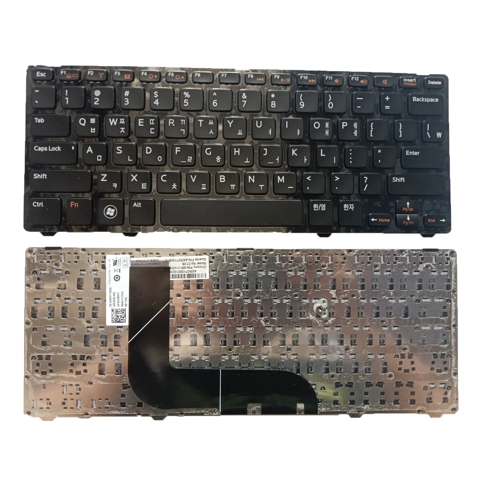 

Корейская клавиатура для Dell Inspiron 14Z 5423 14z-5423 с черной рамкой KR