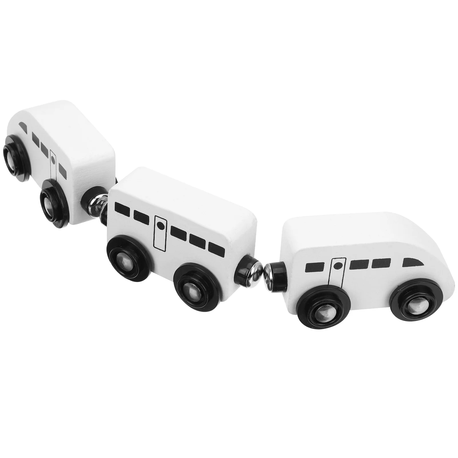 

Деревянный игрушечный поезд, 1 комплект, магнитная игрушка, поезд для малышей, детская игрушка, подарок на день рождения