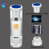 quantum glass molecular resonance hertz cup hydrogen water generator bottle japanese craft pem electrolysis alkaline h2 ionizer