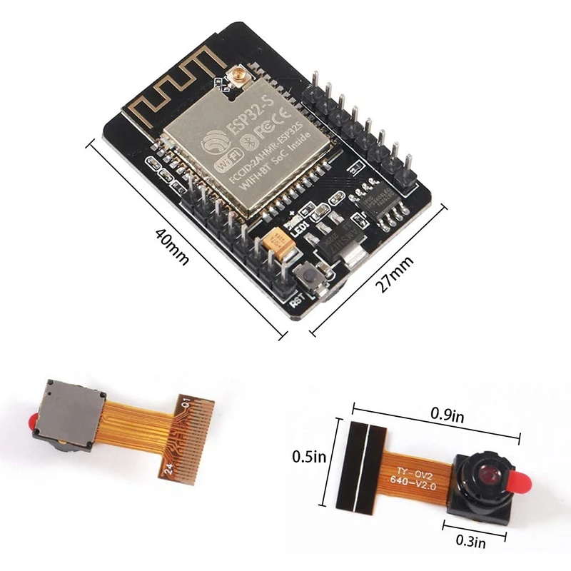 5 шт. детская плата для разработки Wi-Fi Bluetooth OV2640 модуль камеры интерфейс Micro-USB CH340G