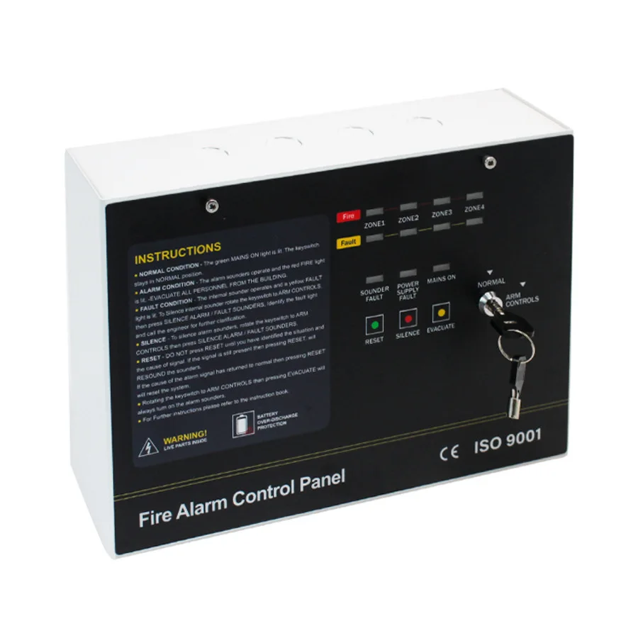 

_/2/4 управление пожарной сигнализацией Panei, небольшой хост пожарной сигнализации, подключен к контроллеру детектора дыма