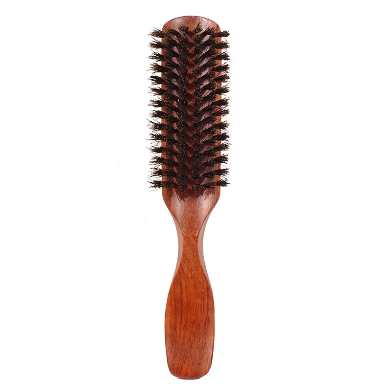 

Sandalwood wood hairbrush for men, boar bristle beard brush