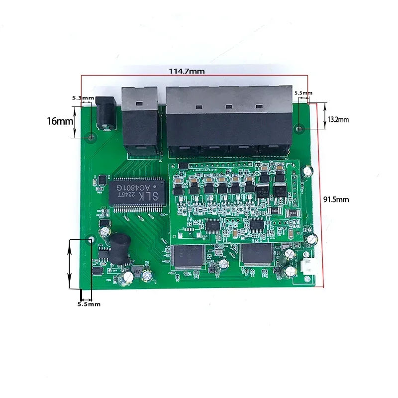 10 port 10/100/1000M 8port 802.3AF/AT POE 48V(60W-125W) or 802.3BT/CLASS8 48V(400-600W) with 2port UPLINK/NVR