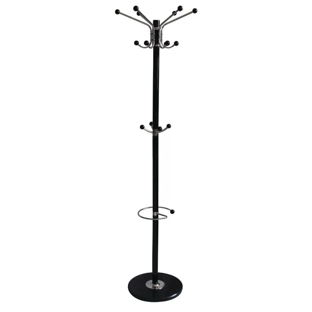 

, Hat and Umbrella Rack Stand with Strong Base, Black