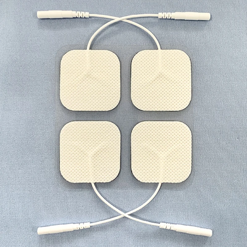 

4PCS 4*4CM Electrode Massage Self-Adhesive Chest Muscle Patch Non-Woven Patch