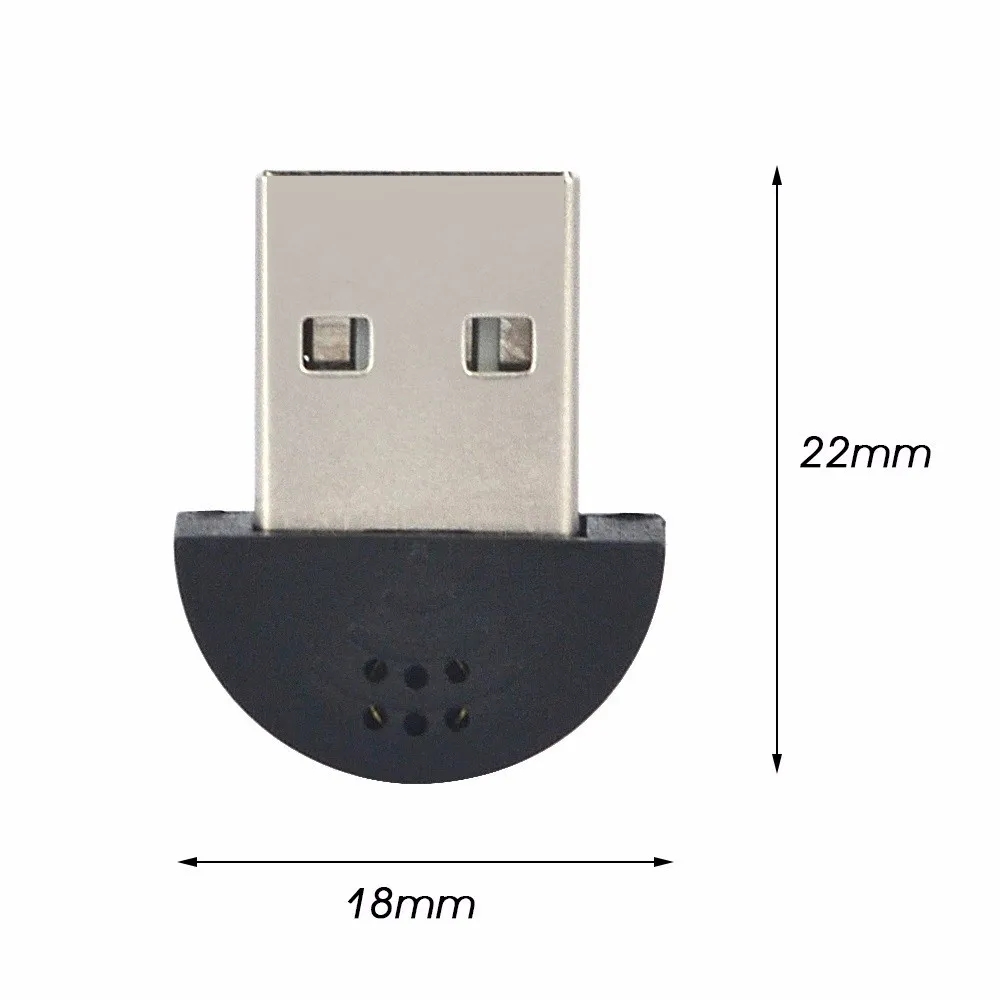 Супер мини USB 2 0 Микрофон MIC Аудио Адаптер Портативный Студийный речевой драйвер