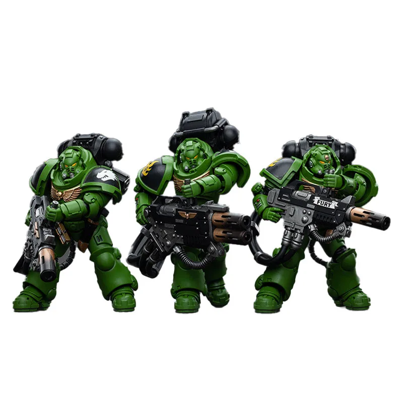 

In Stock Original JOYTOY WARHAMMER 40K Salamanders Eradicators Sergeant Bragar Brother T'Kren Xavak Robot Action Model