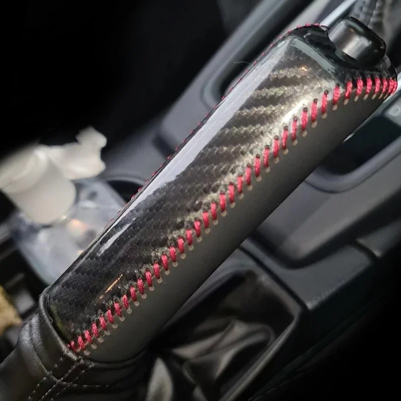 Верхний слой кожаный чехол для ручного тормоза крышка Subaru Legacy Outback XV Crosstrek Forester