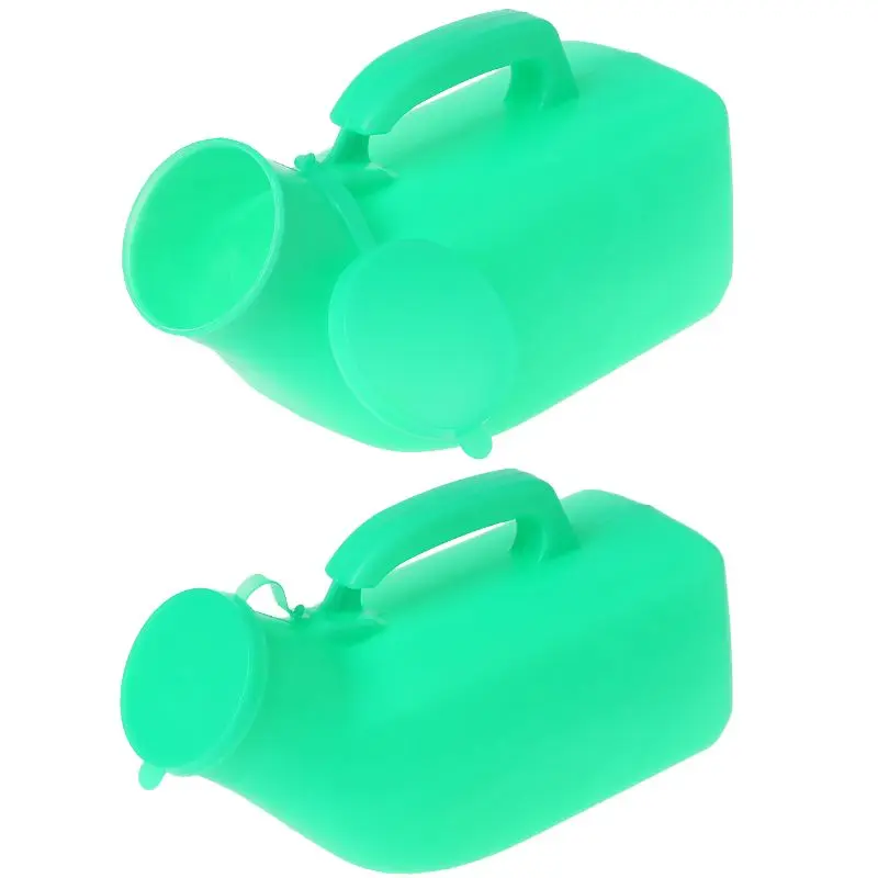 

1200 мл с крышкой для улицы путешествия автомобиль туалет мужской срочный мочеприемник бутылка D0UE