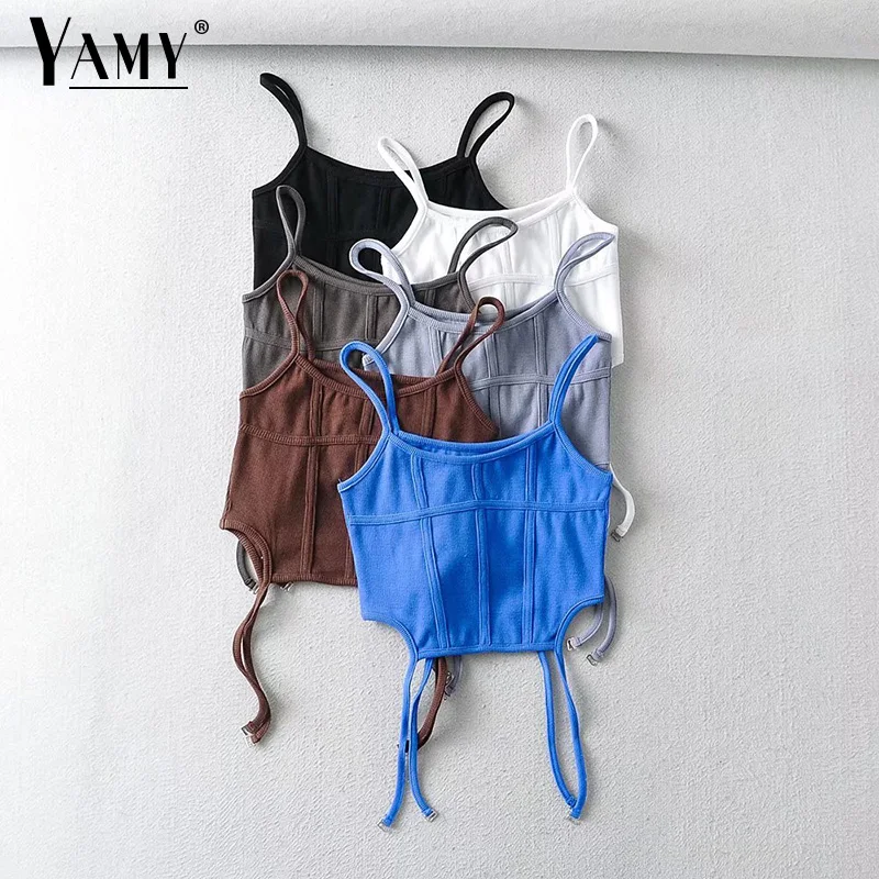 

Crop top women summer corset top blouses vintage tank top white tanks camis black sexy tops streetwear fashion sleeveless tops