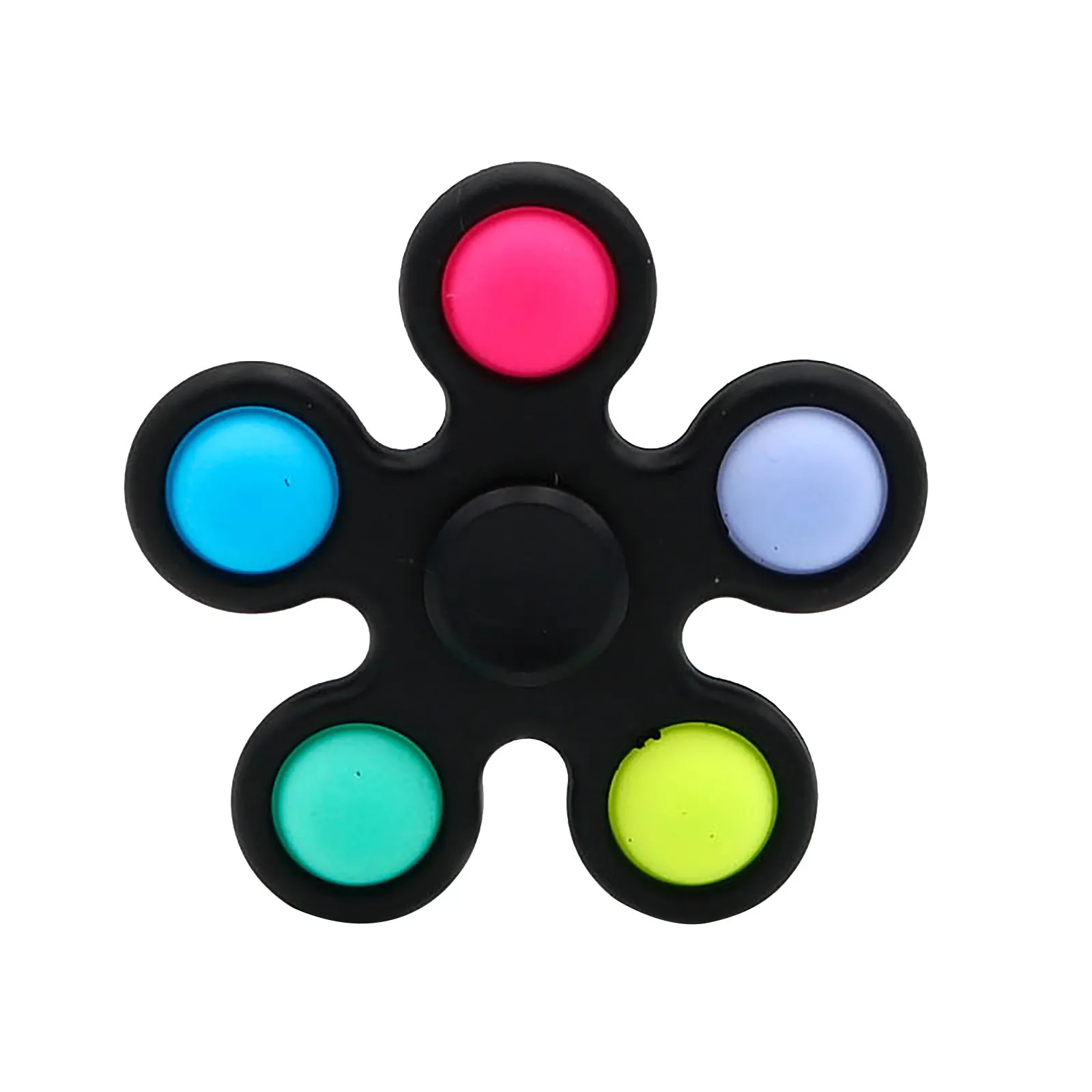 

Novelty 5 Sided Finger Spinner Toy Simple Dimple Toys Fidget Spinner Hand Flip Sensory Toy For Children Push It Antistress Спине