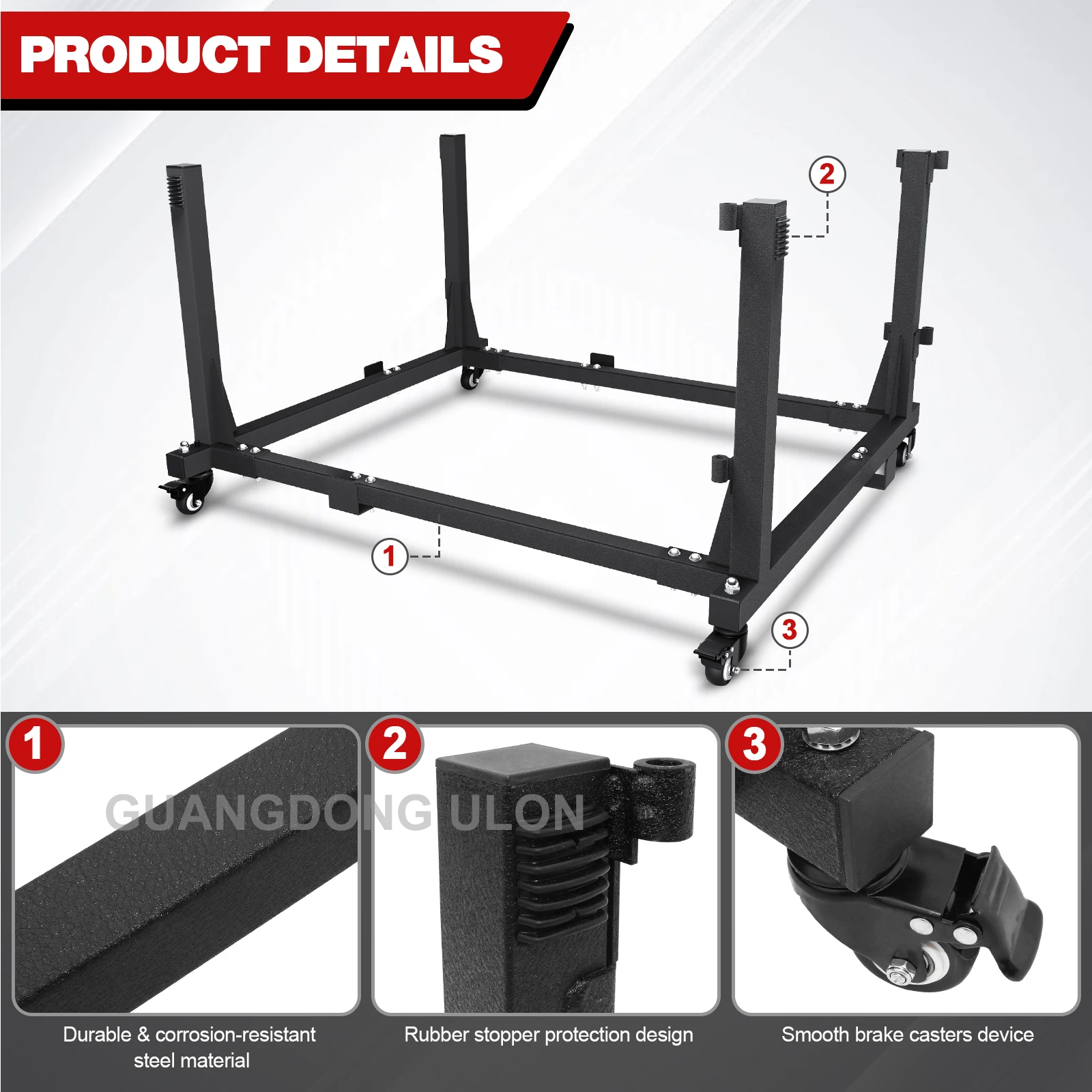 Заводская цена стальная дверная тележка для хранения передвижная автомобильная