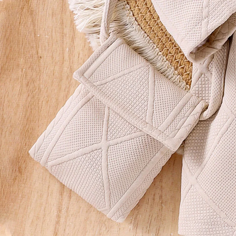 Новинка 2024 Осеннее детское платье принцессы вязаное платье-свитер с высоким