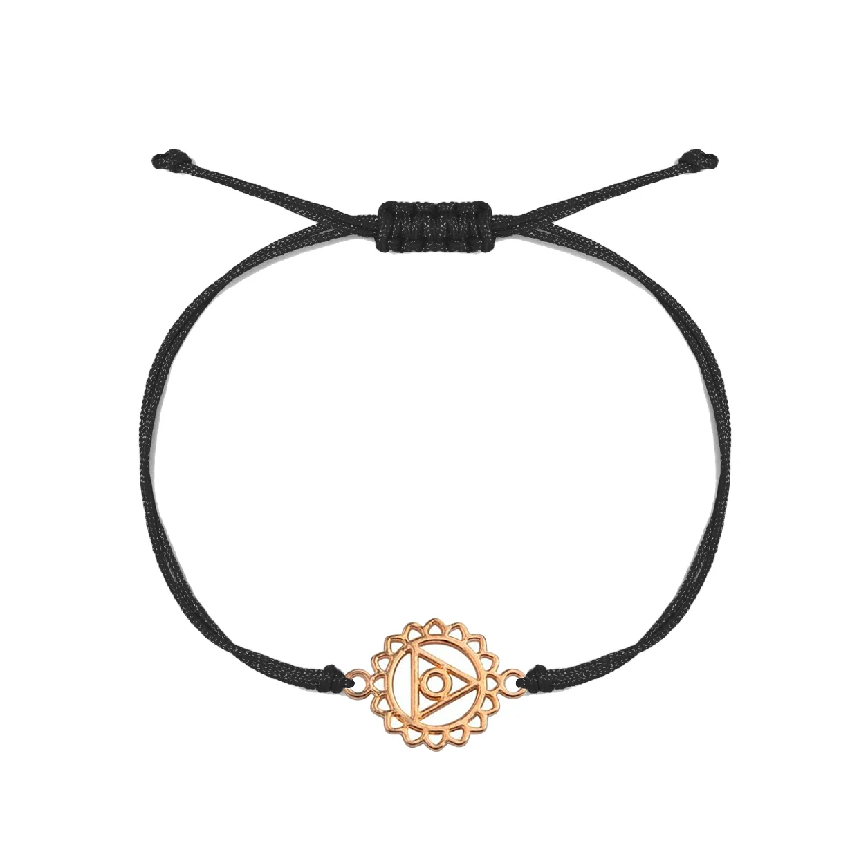 Fondlife Браслет-подвеска Chakra Vishuddha из цинкового сплава красный