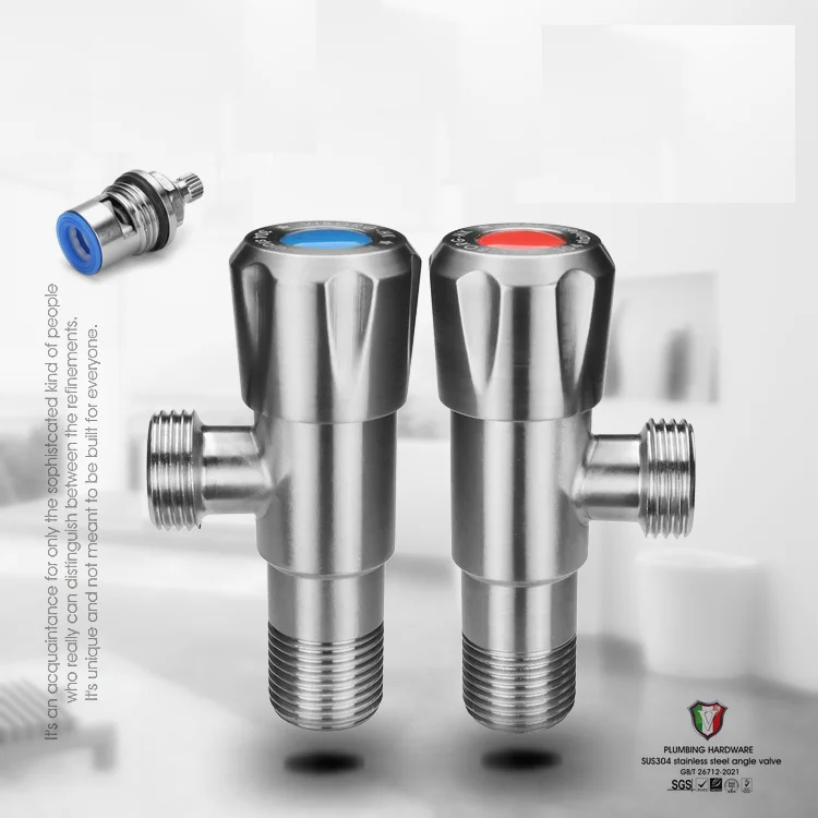 

(1 пара) viклапан SUS304 из нержавеющей стали без свинца, сверхдлинный угловой клапан, угловой стопорный клапан, магнитный