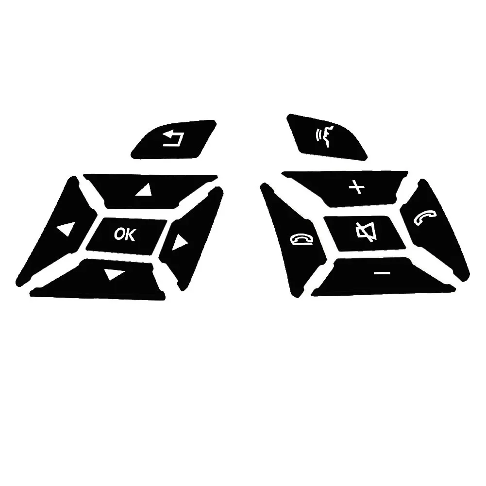 

Черная наклейка на переключатель на рулевом колесе для Mercedes Benz A B C E Ml Gl Cla Gla Glk Sl Class W176 W212 W204