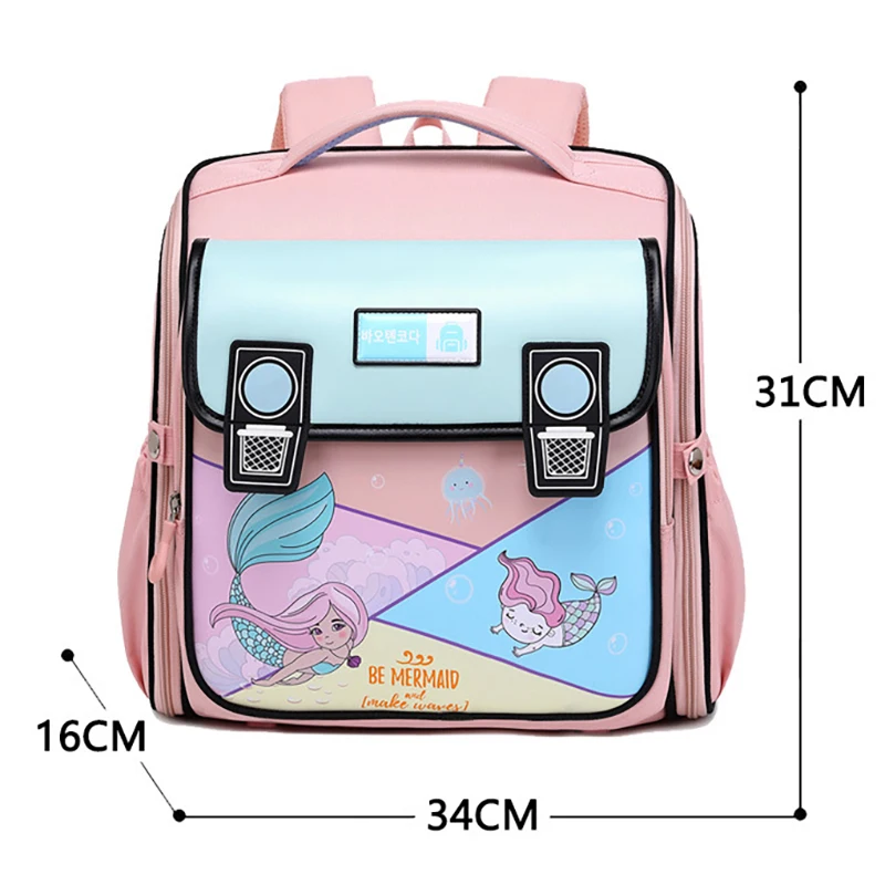 Top Quality Waterproof Children's Backpack Boys Girls Primary Schoolbag Grade 1-3 School Bags Infantil Kids Backpack Mochila