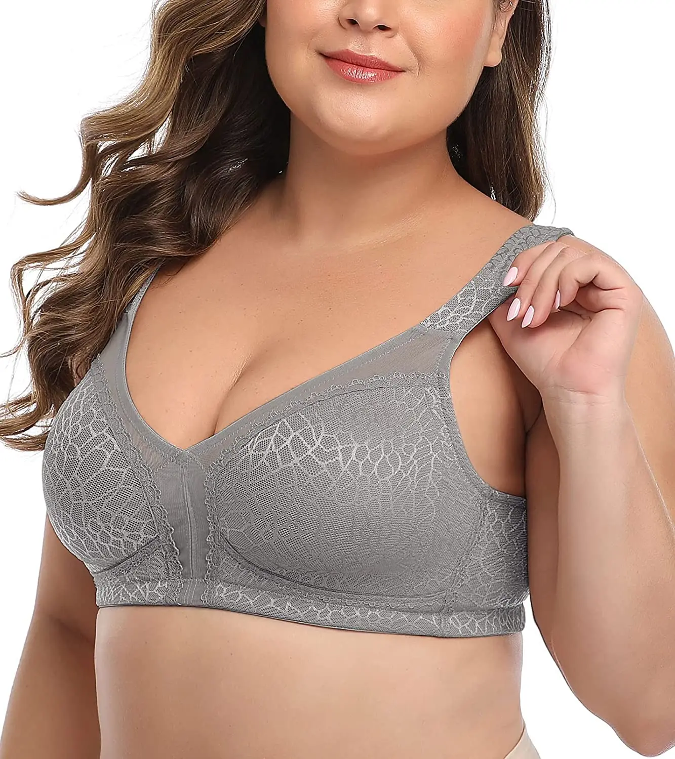 Summer women backless bra Minimizer large size 80 85 90 95 100 105 110 115 120 C D E F G cup invisible bra top sexy lace BH C12