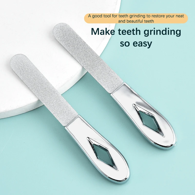 

1 Pc Stainless Steel Teeth File Adult Orthodontic Dental Grinding Tools Wisdom Tooth Sandpaper Stick