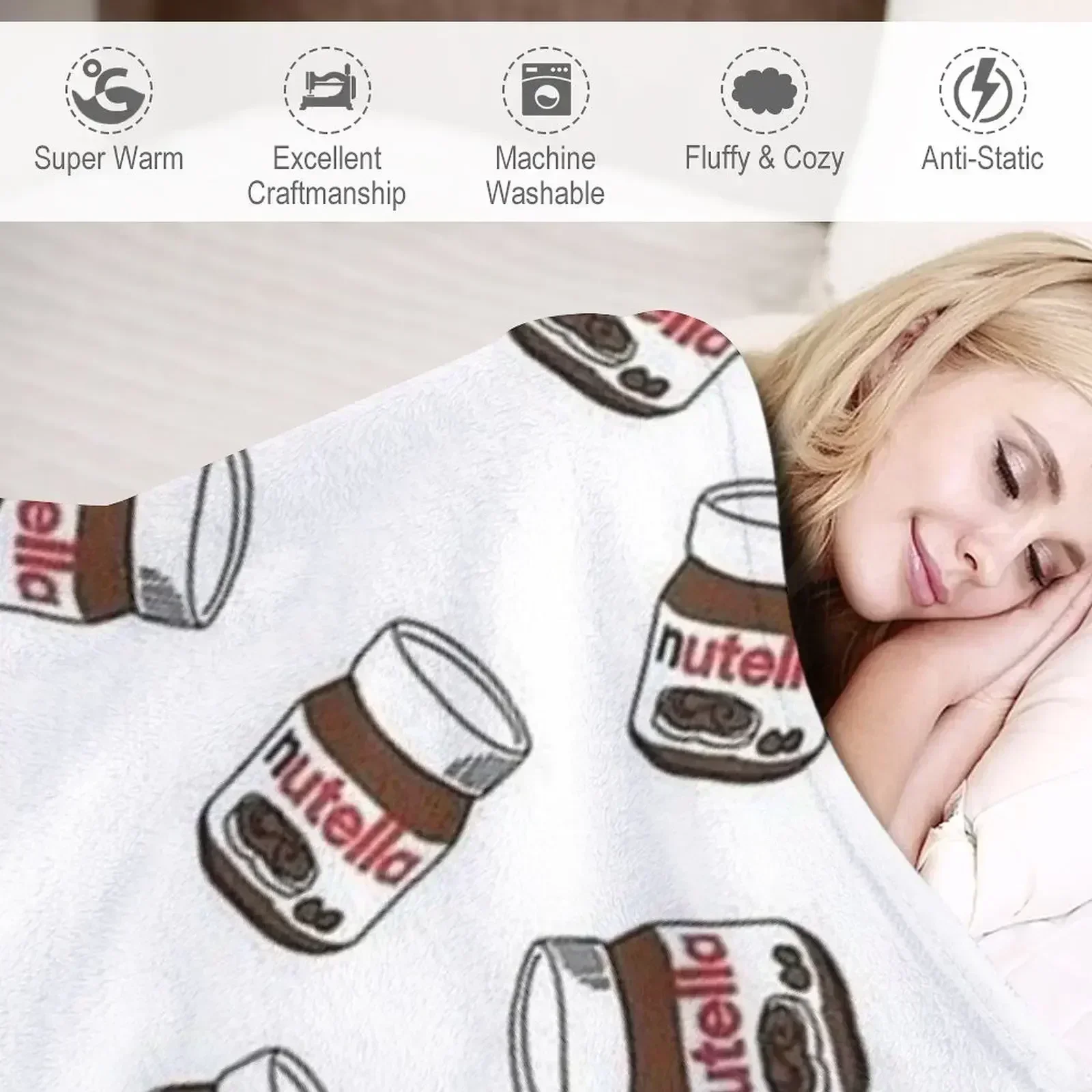 Набор рисунков Nutella пледы для декоративных одеял дивана-кровати