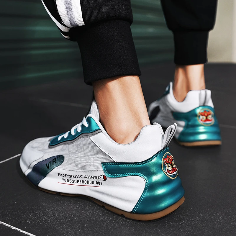 New Mens Sneakers Mesh Breathable Running Shoes Outdoor Wear-resistant Non-slip Jogging Shoes Fashion All-match Casual Men Shoes