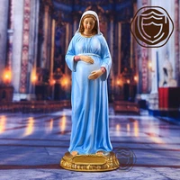 homhi pregnant virgin mary pregnant statue ornaments catholic religion indoor decorative resin crafts figurine pop hbj 070