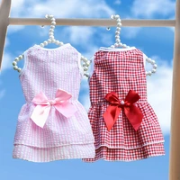 summer pet clothes stripe dog dress for dogs skirt summer dog wedding dresses yorkshire costume for dogs chihuahau pet cat dress