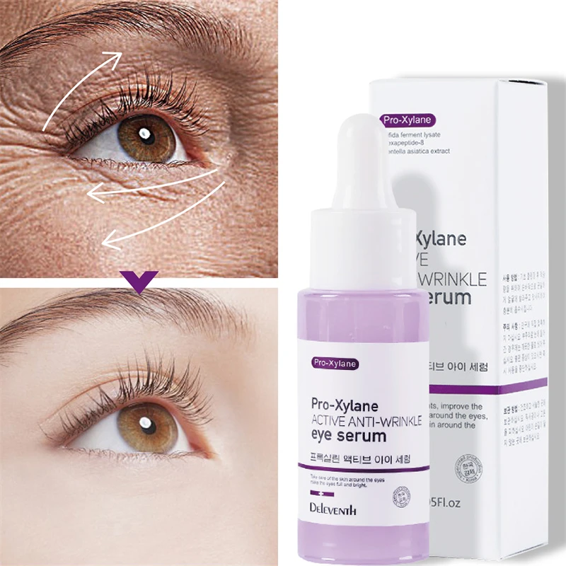 

Remove Eye Bags Eye Essence Fade Dark Circles Fine Lines Anti-Wrinkle Serum Anti-Aging Lifting Firm Nourish Moisturize Eye Care