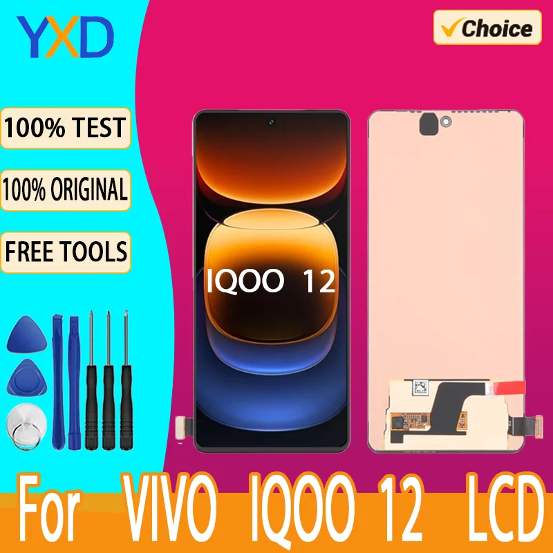 OLED Display For VIVO IQOO 12 Touch Screen Digitizer Assembly Replacement