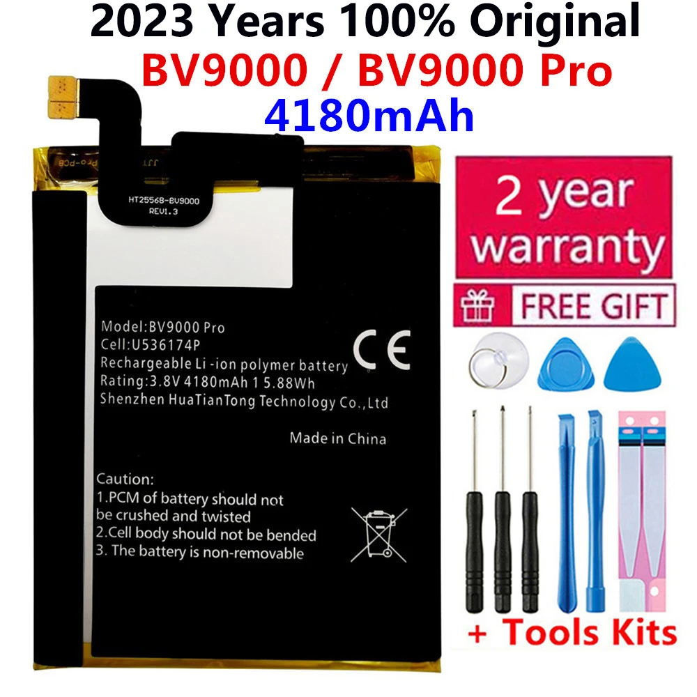 100% оригинальный новый новейший продукт BV9000 4180mAh аккумулятор для Blackview BV9000 Pro Высокое качество батарея + Инструменты