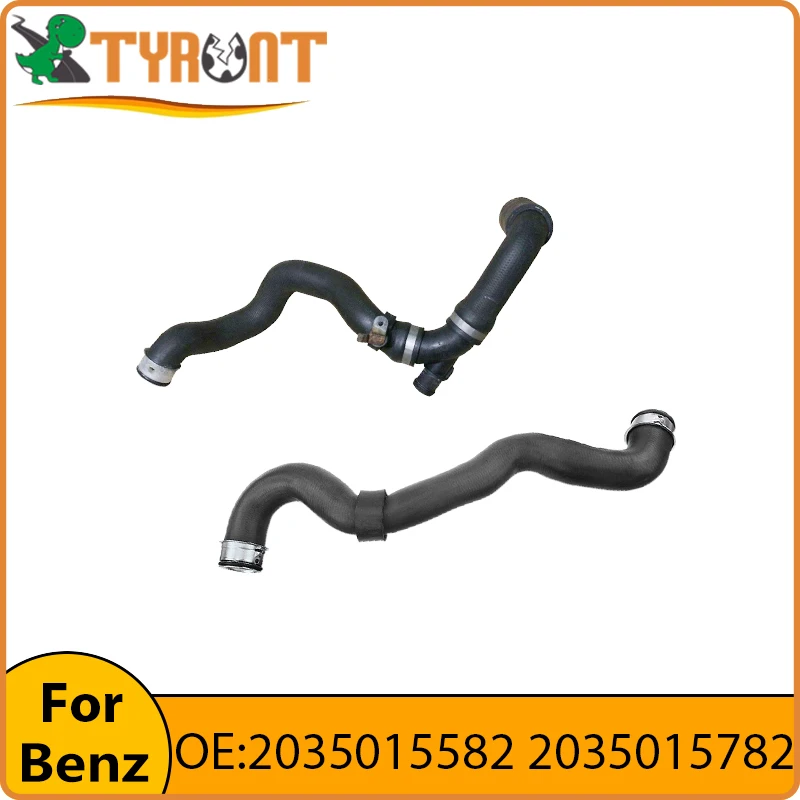 

TYRNT Brand Tank Radiator Upper Lower Water Pipe Hose #2035015582 2035015782 For Mercedes Benz W203 S203 C230 Replacement Parts