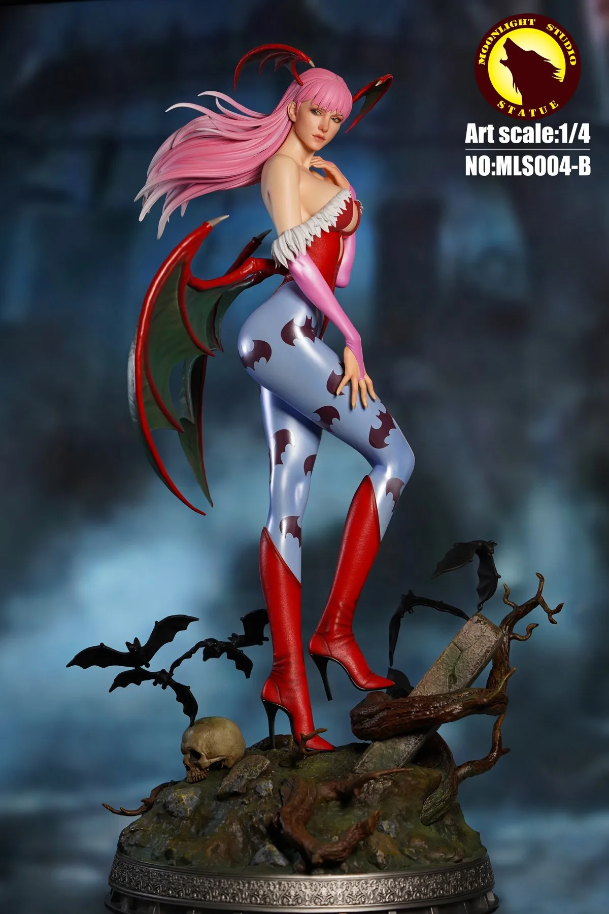 

WOW 1/4 MLS004 Monica PurpleTrend Long Hair Tight Sexy Magic Goddess Statue for Collection FriendGifts