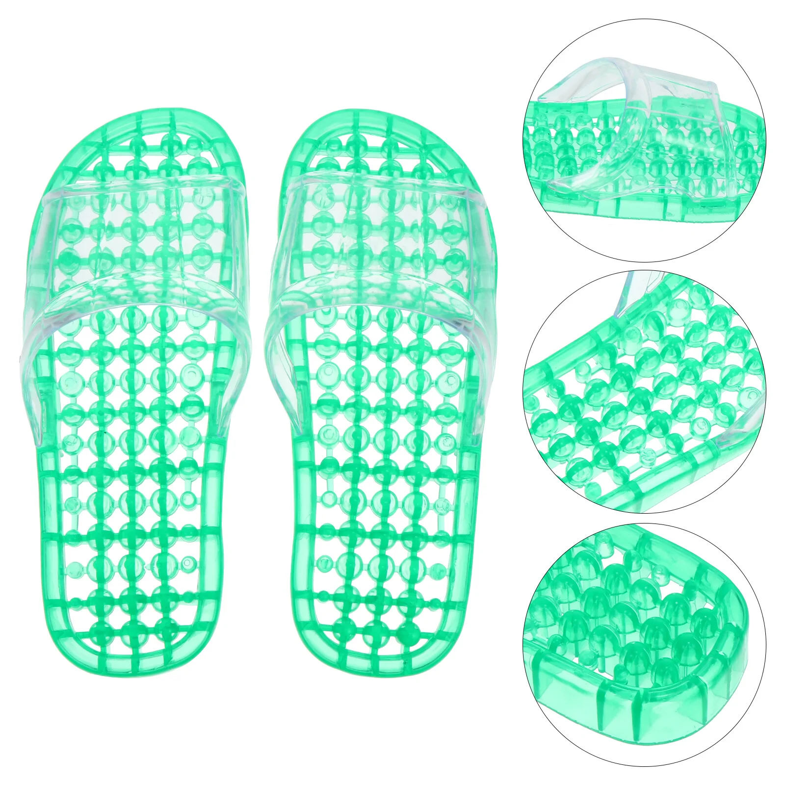 

Hollowed-out Slippers Bath Dripping Quick Drying Shower Open Toe Household