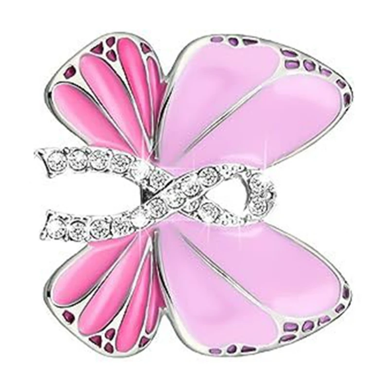 1/10 шт. брошь с розовой лентой булавки для осведомленности о раке молочной железы