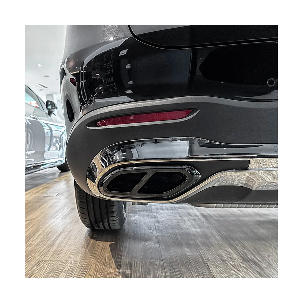 Автомобильный задний глушитель выхлопной трубы наконечник глушителя Накладка