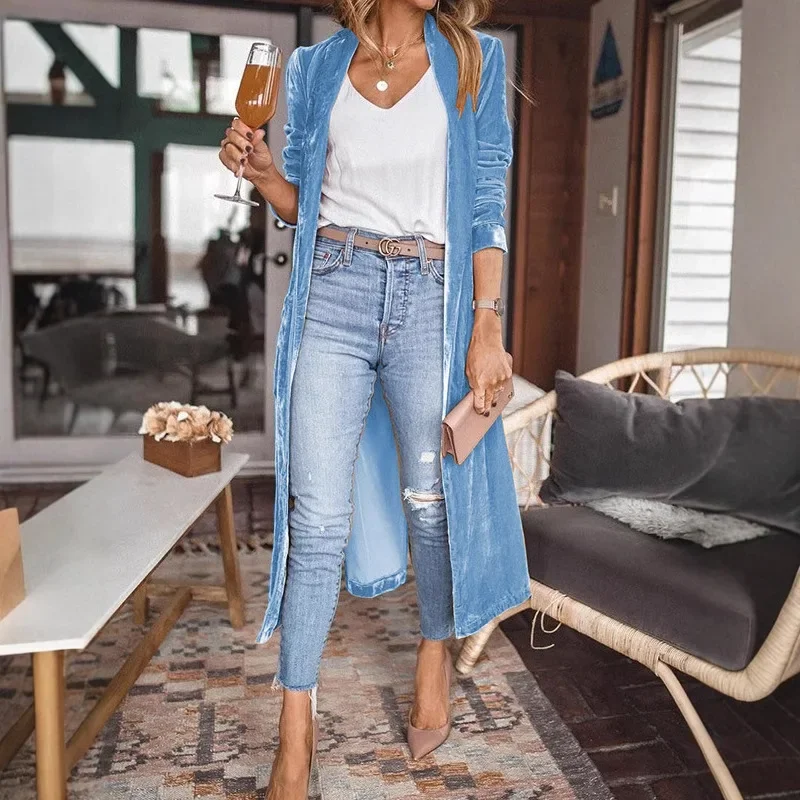 Модная женская куртка свободного кроя осень-зима 2023 уличный стиль европейская и