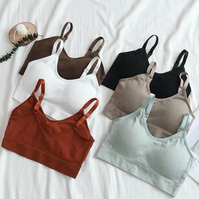 

Sports underwear women gather no steel ring lingerie bra tube top wrapped chest beauty back thin section